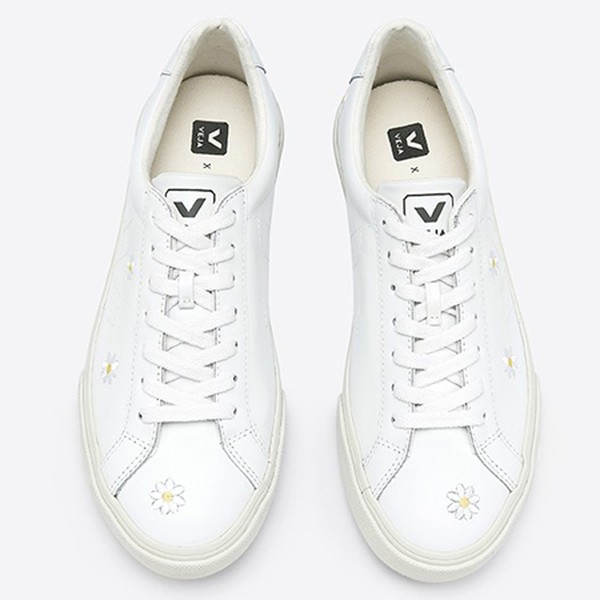 Esplar Leather Daisies from Veja x Madewell