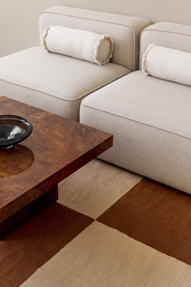 Checked Cotton Rug