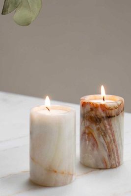 Onyx Marble Tealight Holder from Sun & Day