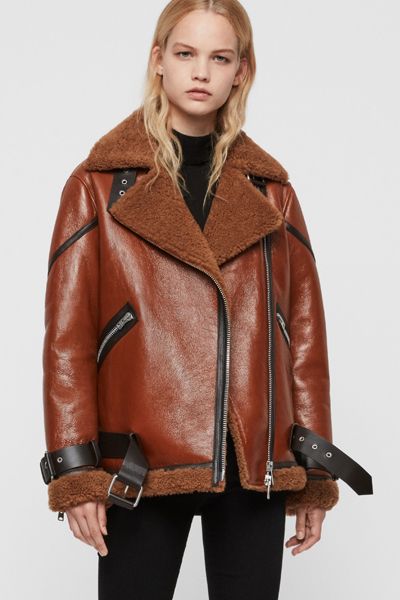 Hawley Shearling Biker Jacket from AllSaints