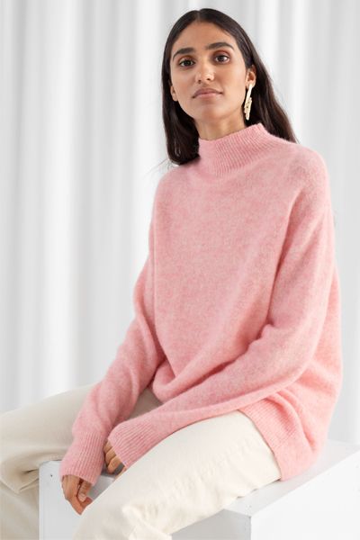 Relaxed Mock Neck Sweater from & Other Stories