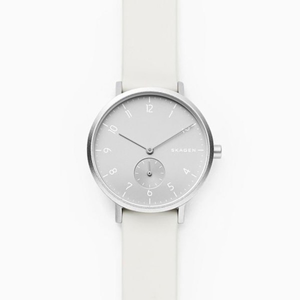 Aaren Kulor White Silicone 41mm Watch