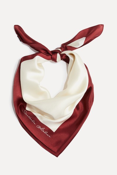 Printed Silk Scarf from H&M