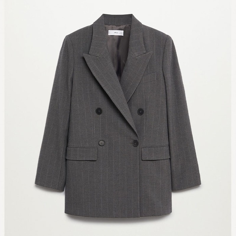 Pinstripe Suit Blazer from Mango