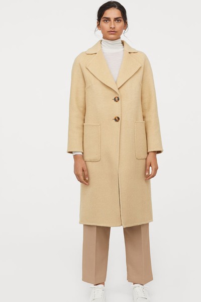 Wool-Blend Coat