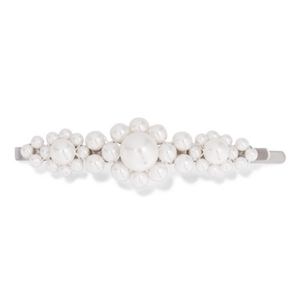 Silver-Tone Faux Pearl Hair Slide from Simone Rocha