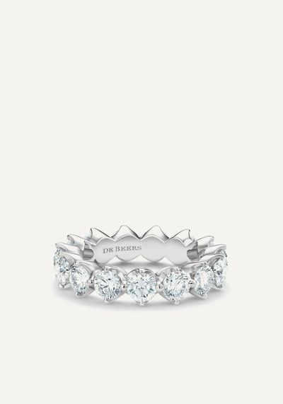 Allegria Large Eternity Band In Platinum