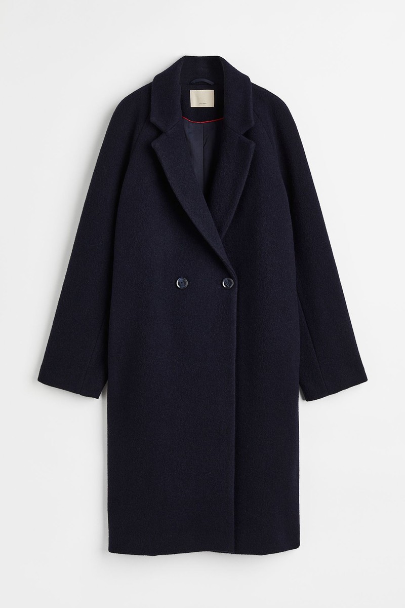Double-Breasted Wool-Blend Coat from H&M