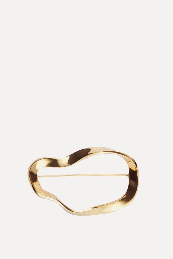 Vera Gold Vermeil Brooch from Agmes
