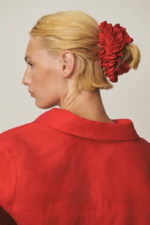 Maxi-Flower Scrunchie