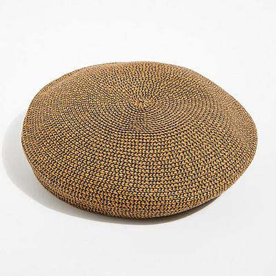 Audrey Straw Beret from Free People