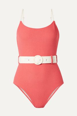 The Nina Belted Terry Swimsuit from Solid & Striped