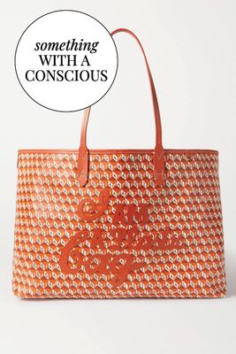 I Am A Plastic Bag Coated-Canvas Tote from Anya Hindmarch