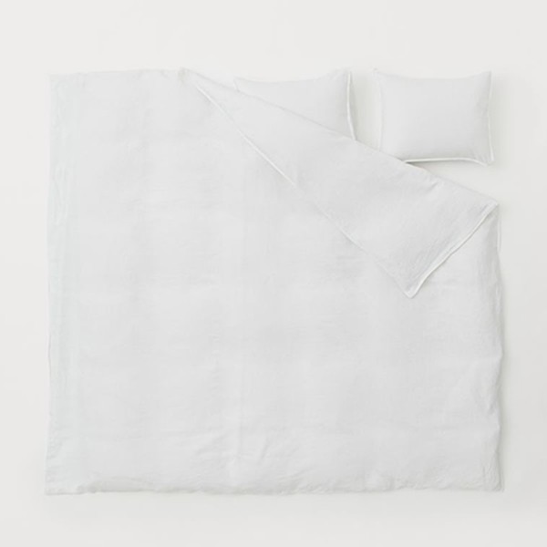 Washed Linen Duvet Cover Set