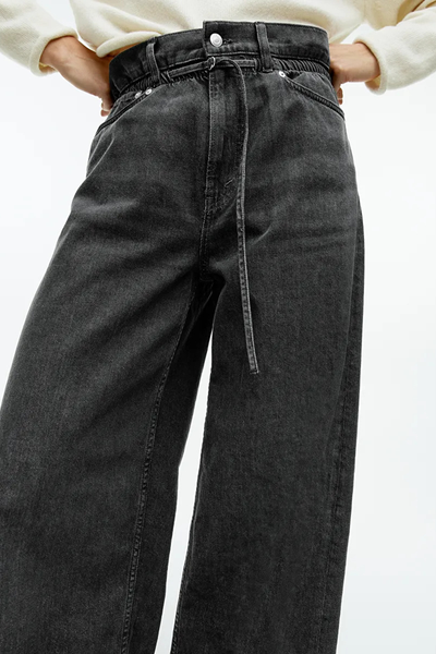 Paperbag Denim Trousers