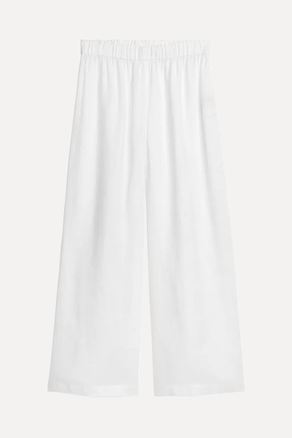 Wide Linen Trousers from ARKET