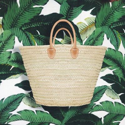 Plain Straw Beach Bag  from Moniker Studio