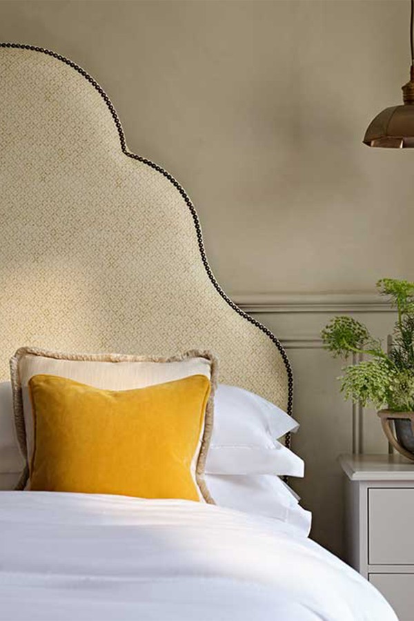 The Crown Headboard With Studs from The Dormy House