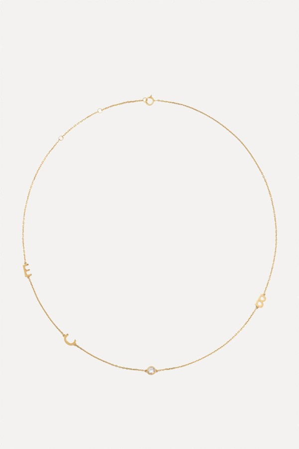 Initial & Diamond Necklace