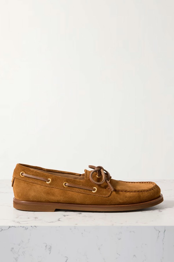 Suede Boat Shoes from Gianvito Rossi