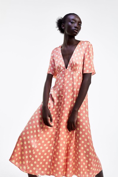 Polka Dot Dress from Zara