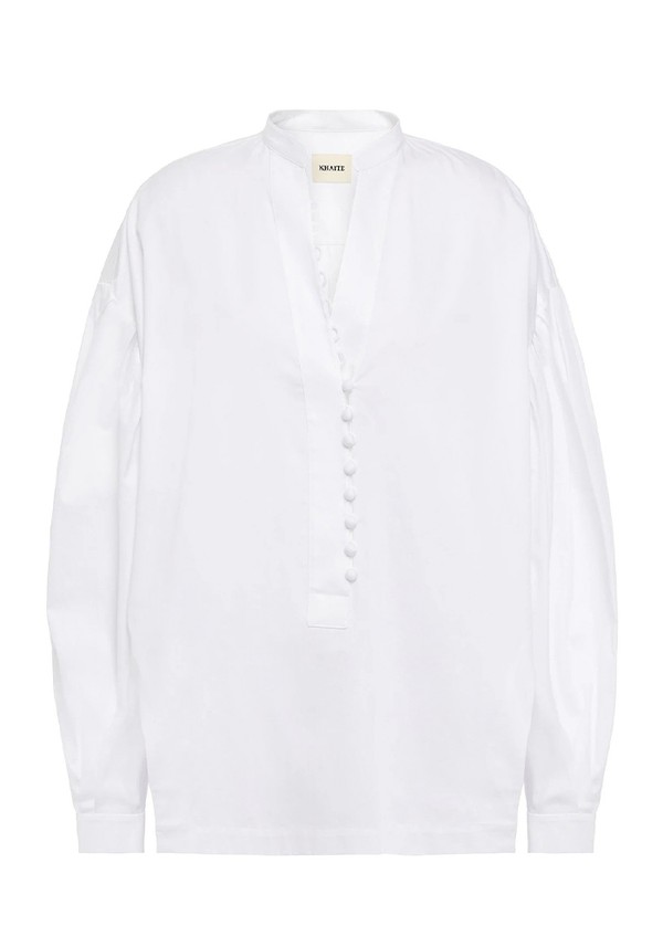 Palma Oversized Cotton-Poplin Top