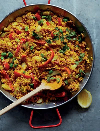 Cauliflower & Vegetable Paella