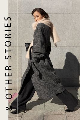Voluminous Belted Wool Coat from & Other Stories
