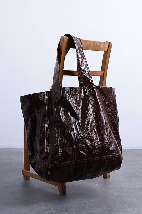 Troy Crinkle Tote Bag 