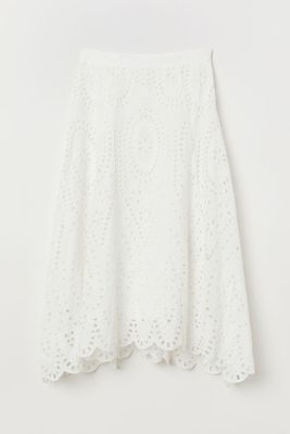 Calf-Length Cotton Skirt from H&M
