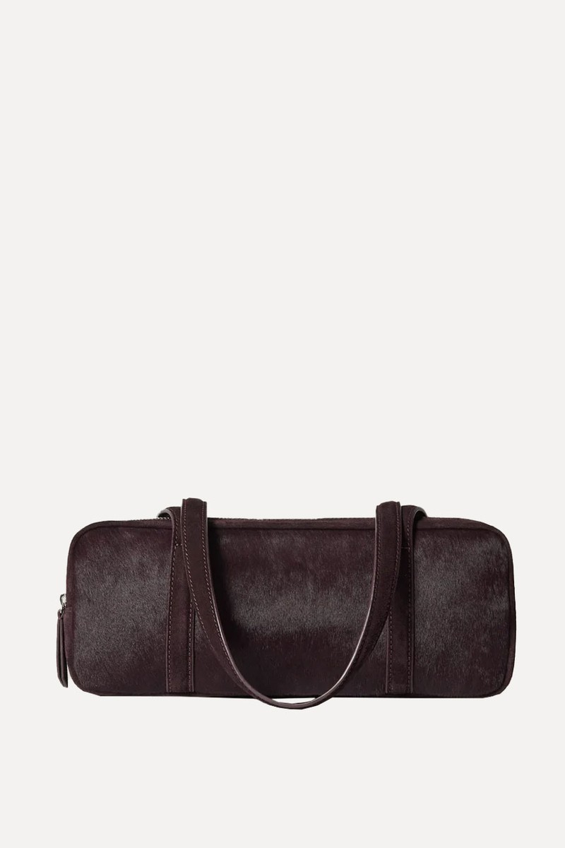 Calf Hair Leather Baguette Shoulder Bag from Jigsaw