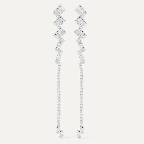 Silver Tone Earrings from Kenneth Jay Lane
