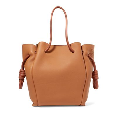 Flamenco Small Textured Leather Tote from Loewe