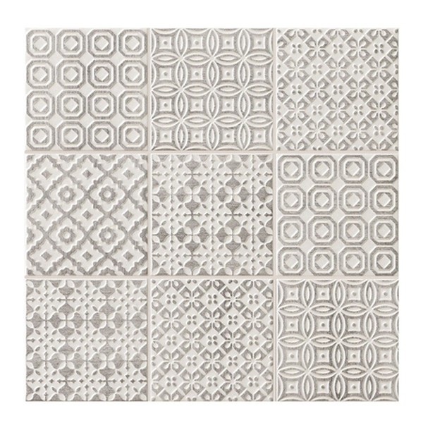 Batik Patchwork Grey Tile