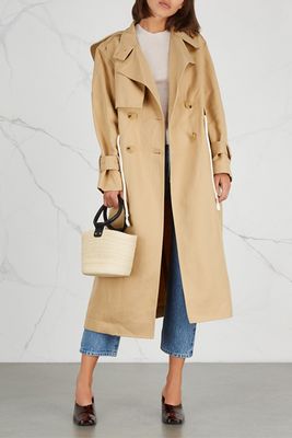 Linen-Blend Trench Coat from Vince