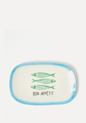 Bon Appétit Ceramic Fish Platter 