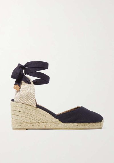 Carina 60 Canvas Wedge Espadrilles from Castañer