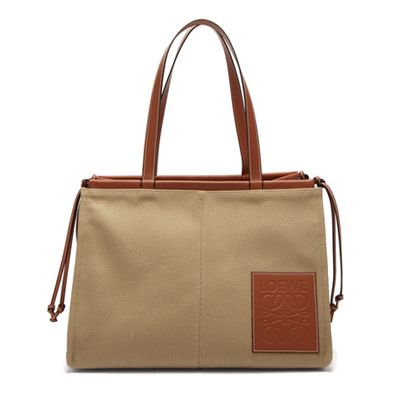 Cushion Large Canvas Tote Bag from Loewe