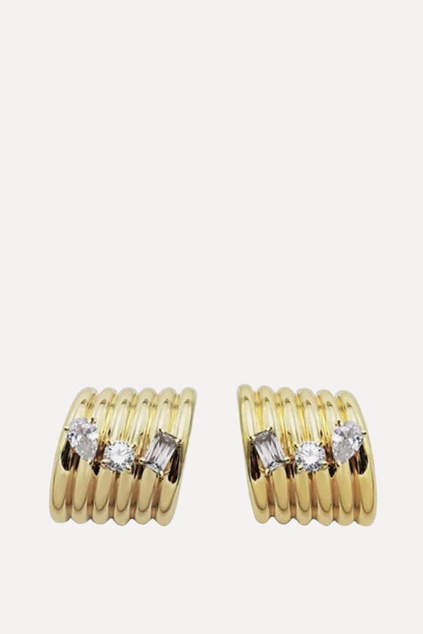 The Gold Sienna Earrings from Heavenly London