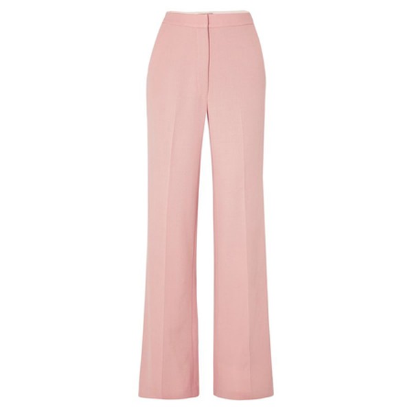 Wool-Blend Wide-Leg Pants from Lela Rose