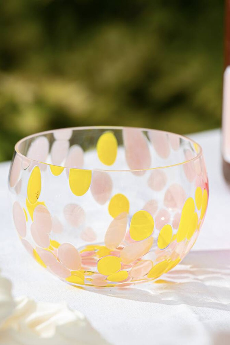 Handmade Confetti Glass Bowls