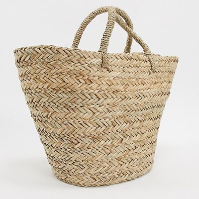 Clean Straw Tote Bag from South Beach
