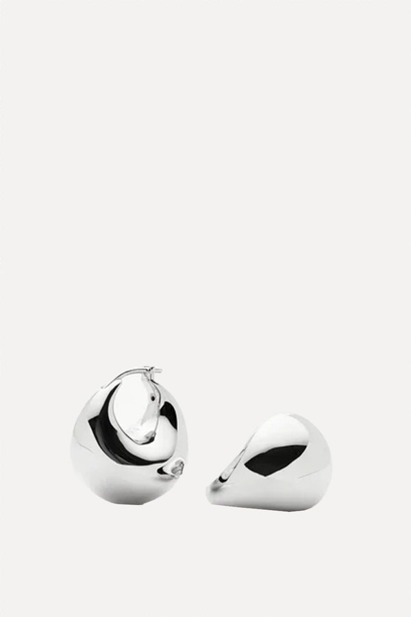 Sculptural Chubby Dome Small Hoop Earrings from Missoma