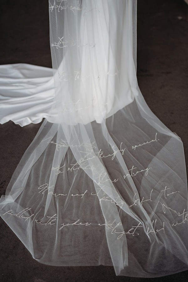 The Verse Veil from Rebecca Anne Designs