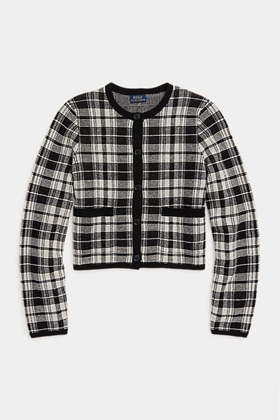 Plaid Wool Cardigan from Polo Ralph Lauren