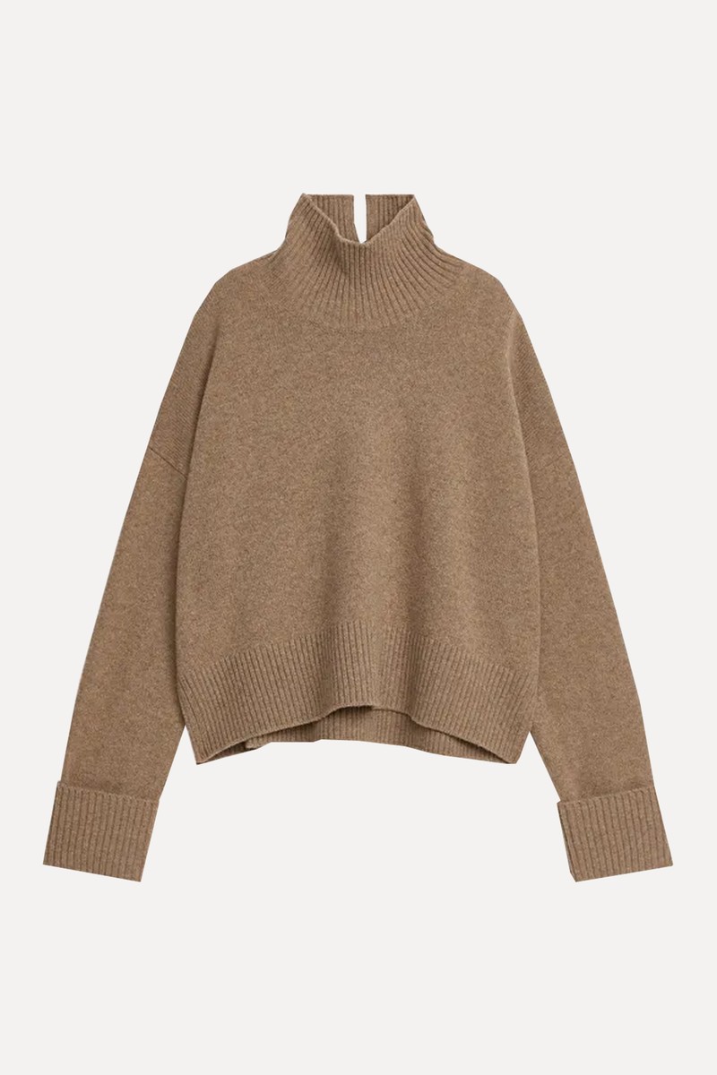 High-Neck Wool Jumper from ARKET