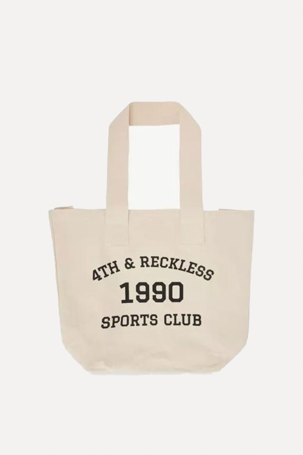 Fourth Sports Club Essential Cotton-Canvas Tote Bag from 4th & Reckless