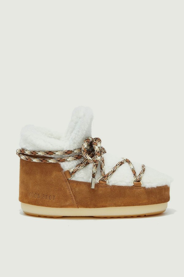 Shearling Lace-Up Boots from Moon Boot