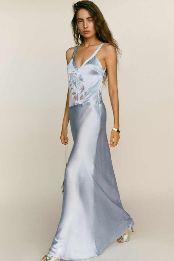 Tatie Silk Dress from Reformation
