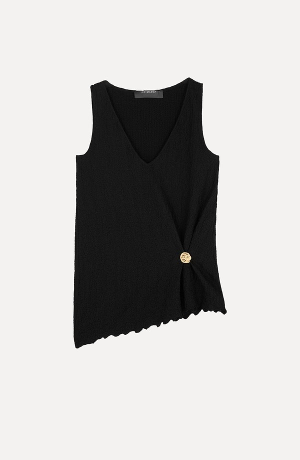 Sleeveless Hardware Top